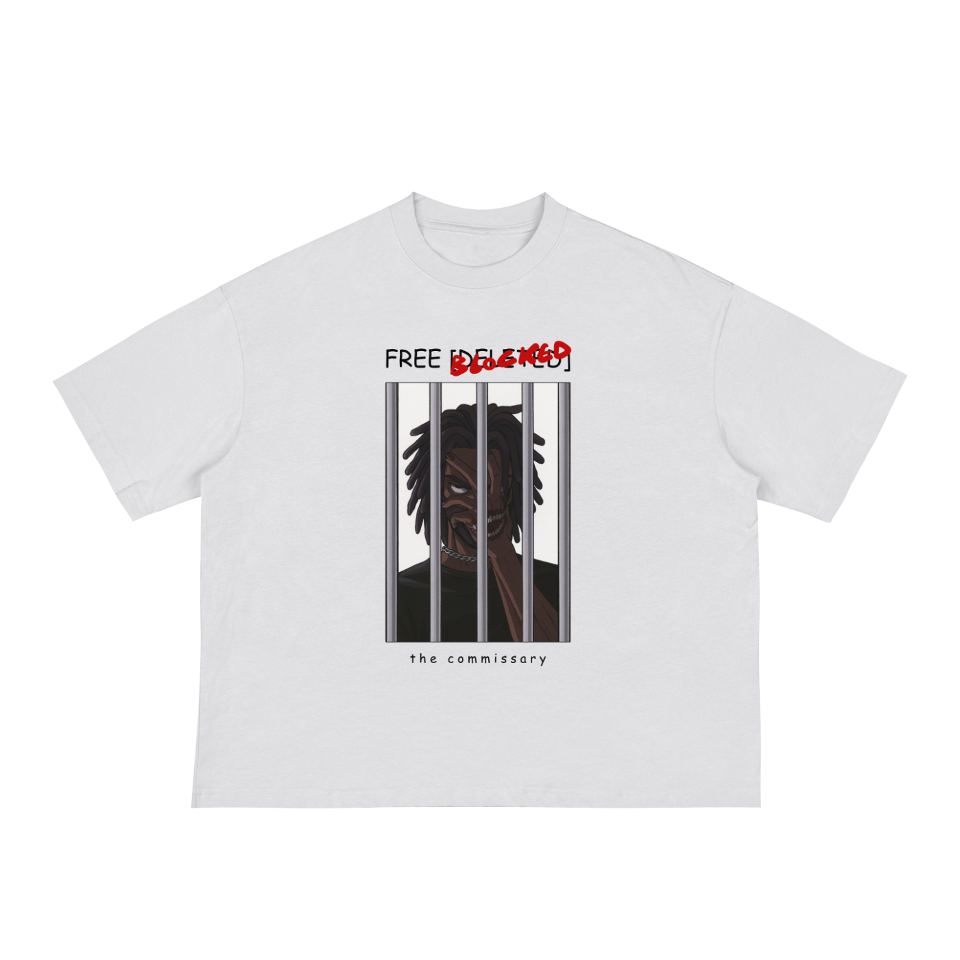 The Commissary Tee – “FREE [DELETED]”