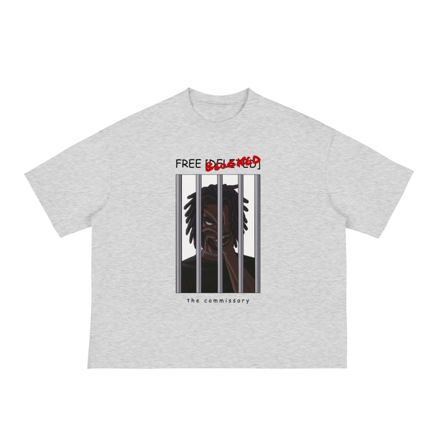 The Commissary Tee – “FREE [DELETED]”