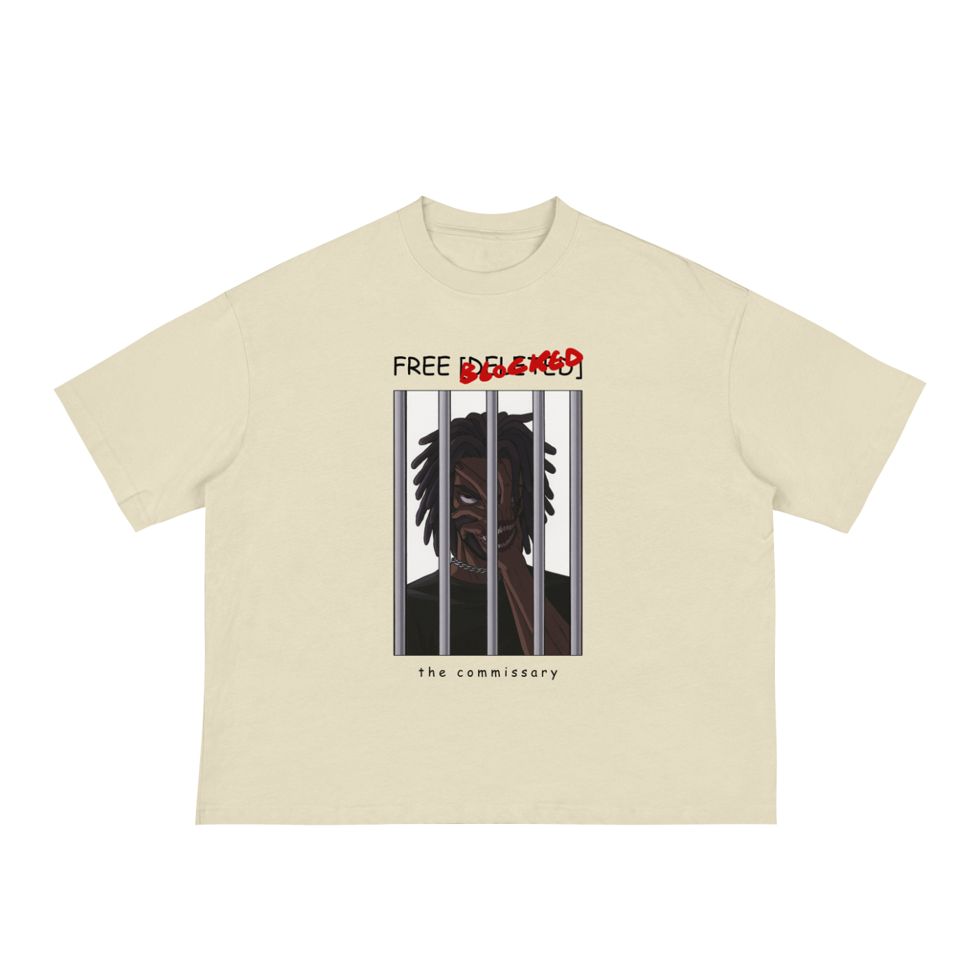 The Commissary Tee – “FREE [DELETED]”